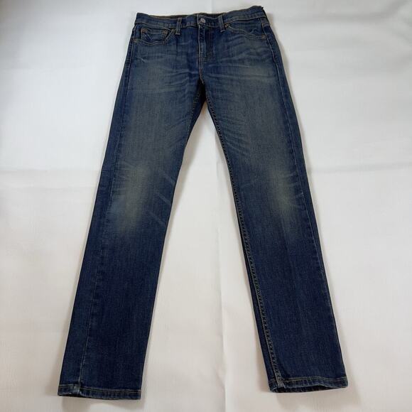 Levi’s 510 Skinny Jeans Men 32x30 Distressed Medium Wash Stretch Denim Pants - Picture 1 of 9